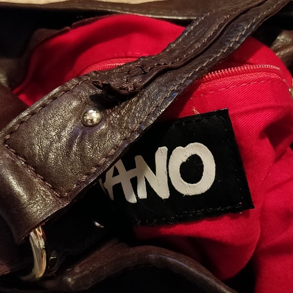 * Tano Brown Leather Handbag - Picture 3 of 4